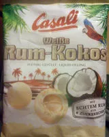 Mängden socker i Rum-kokos