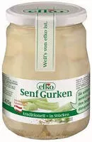Mängden socker i Senf Gurken