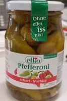 Mängden socker i Pfefferoni