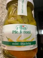 Mängden socker i Pfefferoni  mild
