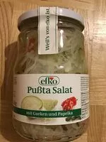 Mängden socker i Pußta Salat 360g, efko