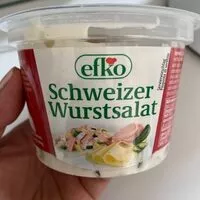 Mängden socker i Schweizer wurstsalat