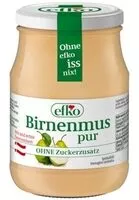 Mängden socker i Birnenmus