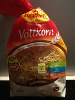 Mängden socker i Vollkorn Fadennudeln