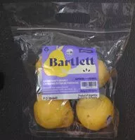 Mängden socker i Bartlett
