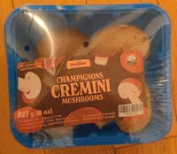Mängden socker i Champignons cremini