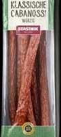 Mängden socker i Cabanossi Klassisch