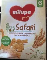 Mängden socker i Milupa Safari
