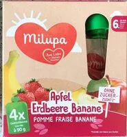 Mängden socker i Apfel Erdbeere Banane