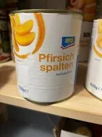 Mängden socker i Dosenpfirsiche