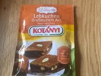 Mängden socker i Lebkuchengewürz, Kotanyi