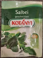 Mängden socker i Salbei geschnitten