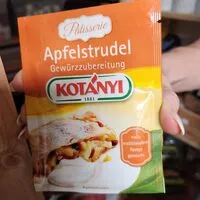 Mängden socker i Apfelstrudel Gewürzzubereitung