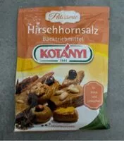 Mängden socker i Hirschhornsalz