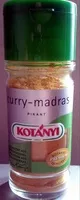Mängden socker i Curry-Madras Pikant