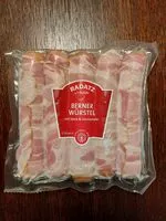 Mängden socker i Berner Würstel