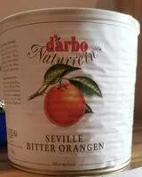 Mängden socker i Darbo Naturrein Seville bitter Orangen