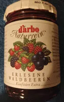 Mängden socker i Erlesene Waldbeeren Konfitüre Extra