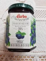 Mängden socker i Marmelade Heidelbeere