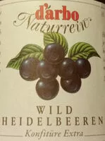 Mängden socker i Wildheidelbeeren Konfitüre