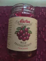 Mängden socker i Preiselbeeren