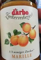 Mängden socker i Marille