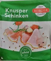 Mängden socker i Knusperschinken