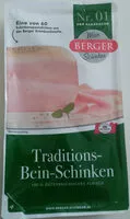 Mängden socker i Traditions-Bein-Schinken
