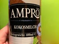 Mängden socker i AMPRO - Kokosmilch