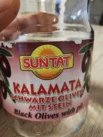 Mängden socker i Kalamata  Oliven mit Kern