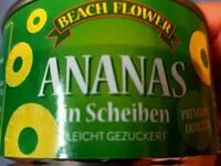 Mängden socker i Ananas in Scheiben