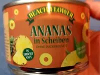 Mängden socker i Ananas in Scheiben