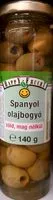 Mängden socker i Spanyol olajbogyó