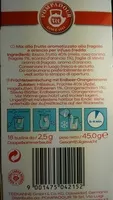 Mängden socker i Fredde infusioni fragola& arancia