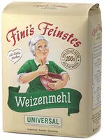 Mängden socker i Weizenmehl Universal