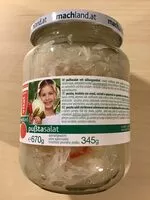 Mängden socker i Pußtasalat 670g, Machland