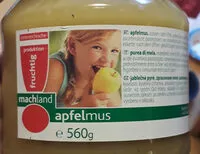 Mängden socker i Apfelmus ohne Zuckerzusatz