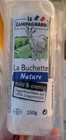 Mängden socker i La Buchette Nature Ziegenfrischkäse