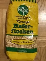 Mängden socker i Kernige Haferflocken Naturrein 500g, Rupp
