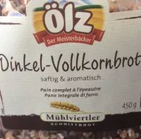 Mängden socker i Dinkel Vollkornbrot (mühlviertler Schnittbrot)