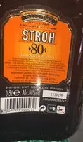 Mängden socker i STROH ORIGINAL AUSTRIA INLÄNDER RUM 80