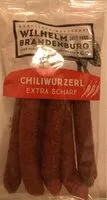 Mängden socker i Chiliwurzerl extra scharf