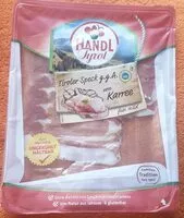 Mängden socker i Tiroler Speck