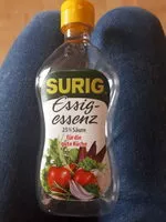 Mängden socker i Essigessenz
