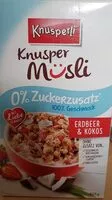 Mängden socker i Knusper Müsli
