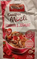 Mängden socker i Knusper Müsli Himbeer & Joghurt