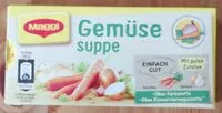 Mängden socker i Gemüsesuppe (zubereitet)