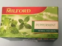 Mängden socker i Peppermint herbal infusion