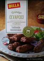 Mängden socker i Cevapcici aus 100% österreichischem Rindfleisch