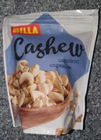 Mängden socker i Cashew ungeröstet, ungesalzen